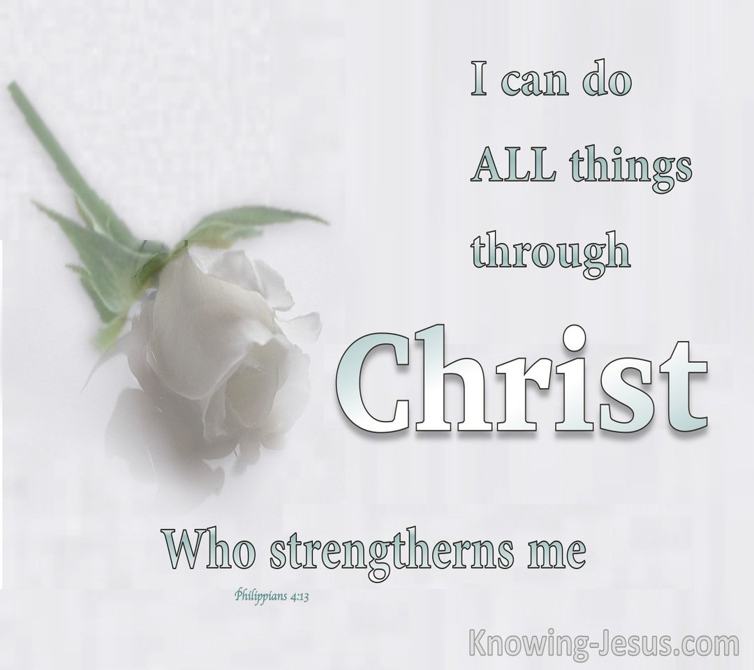 Philippians 4:13  Sufficient Strength Supplied (devotional)02:26 (white)